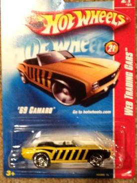 1969 Chevrolet Camaro Convertible - 2008 Web Trading Cars toy car collectible - Main Image 1