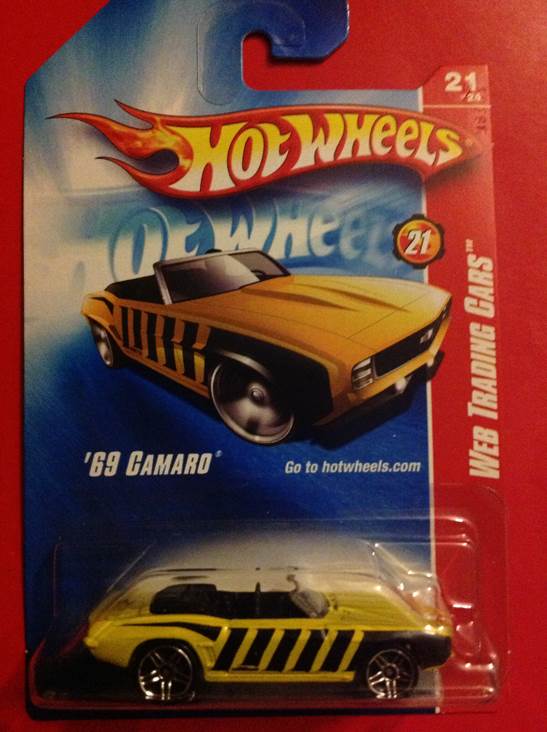 1969 Chevrolet Camaro Convertible - 2008 Web Trading Cars toy car collectible - Main Image 2