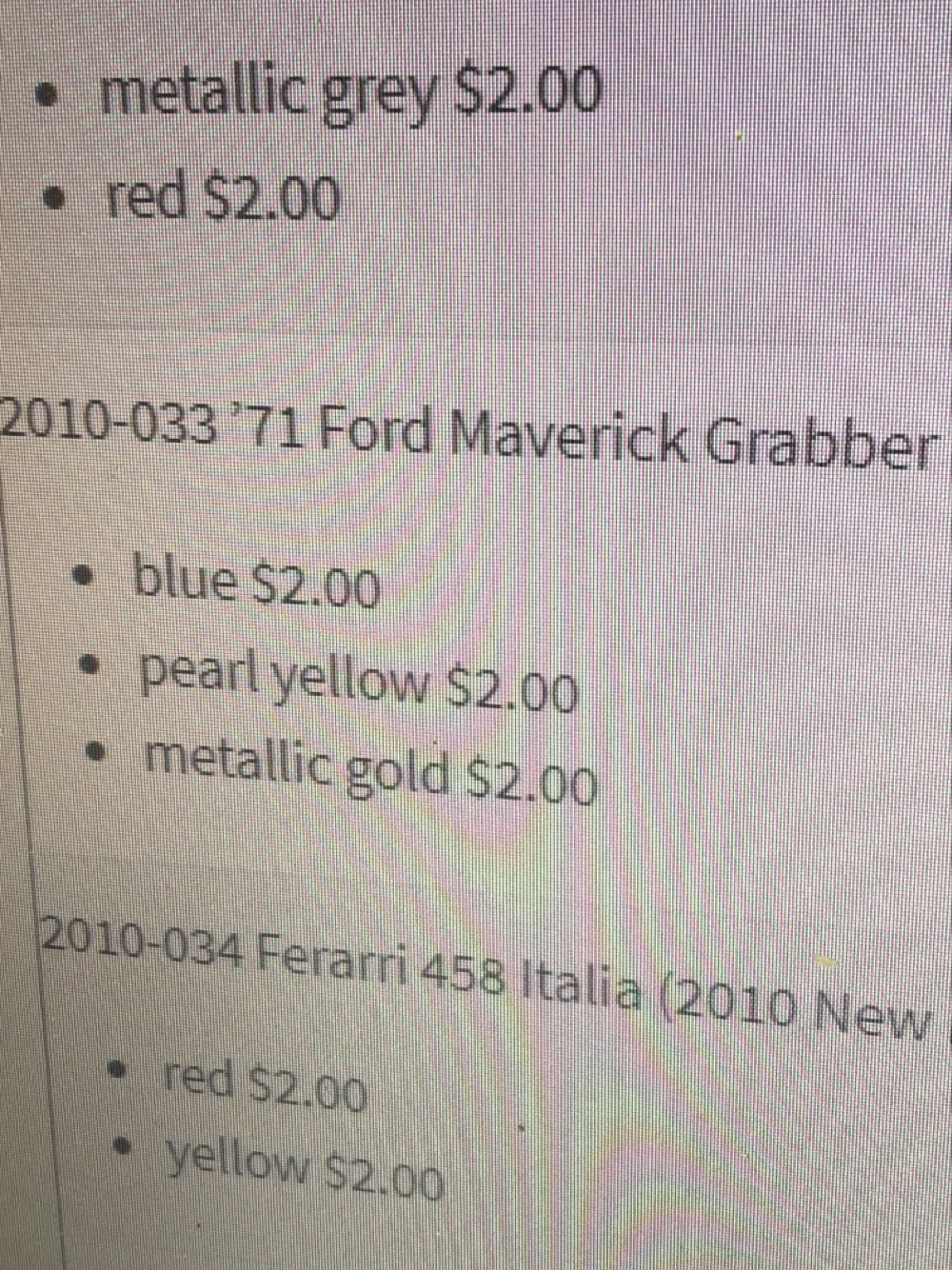 71 Maverick Grabber - 2010 New Models toy car collectible - Main Image 3