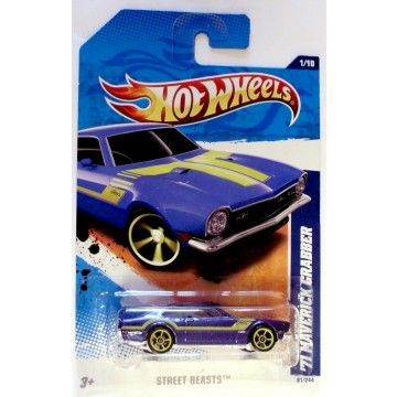 Ford Maverick Grabber, ’71 (Blue) - Street Beasts ’11 toy car collectible - Main Image 2