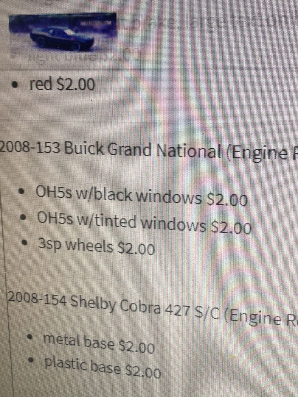 Buick Grand National - Team: Engine Revealers toy car collectible - Main Image 3