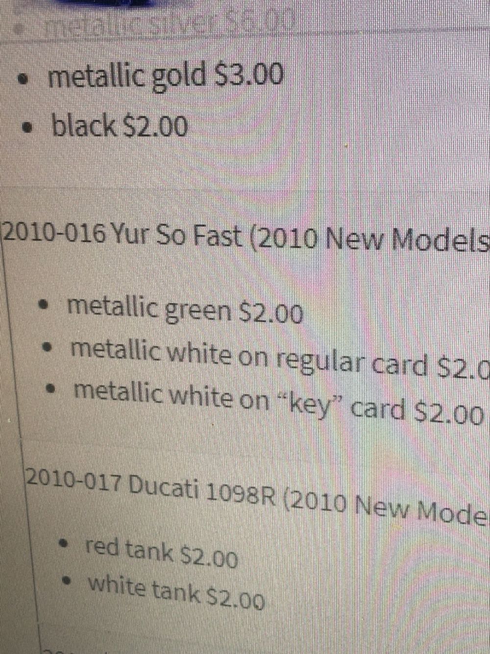 Yur So Fast - 2010 New Models toy car collectible - Main Image 3