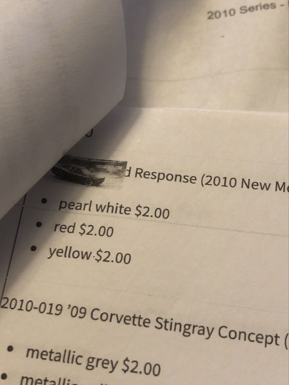 Rapid Response - New Models 2010 toy car collectible - Main Image 3