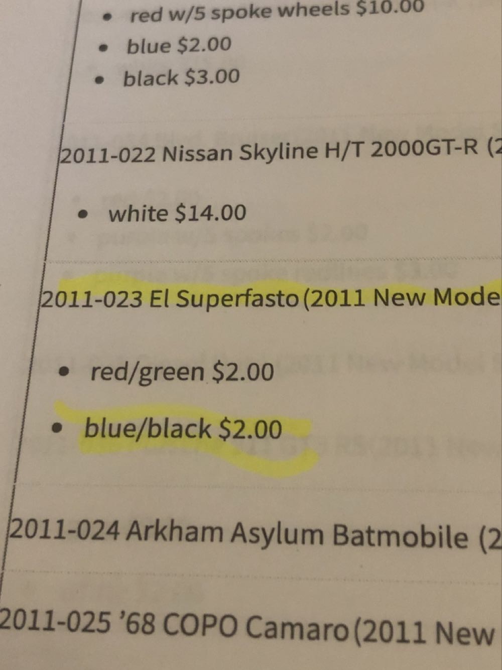 23/50 El Superfasto - 2011 - HW New Models toy car collectible - Main Image 3