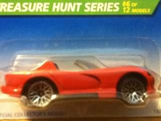 Treasure Hunt Dodge Viper - 1996 Treasure Hunts toy car collectible - Main Image 1