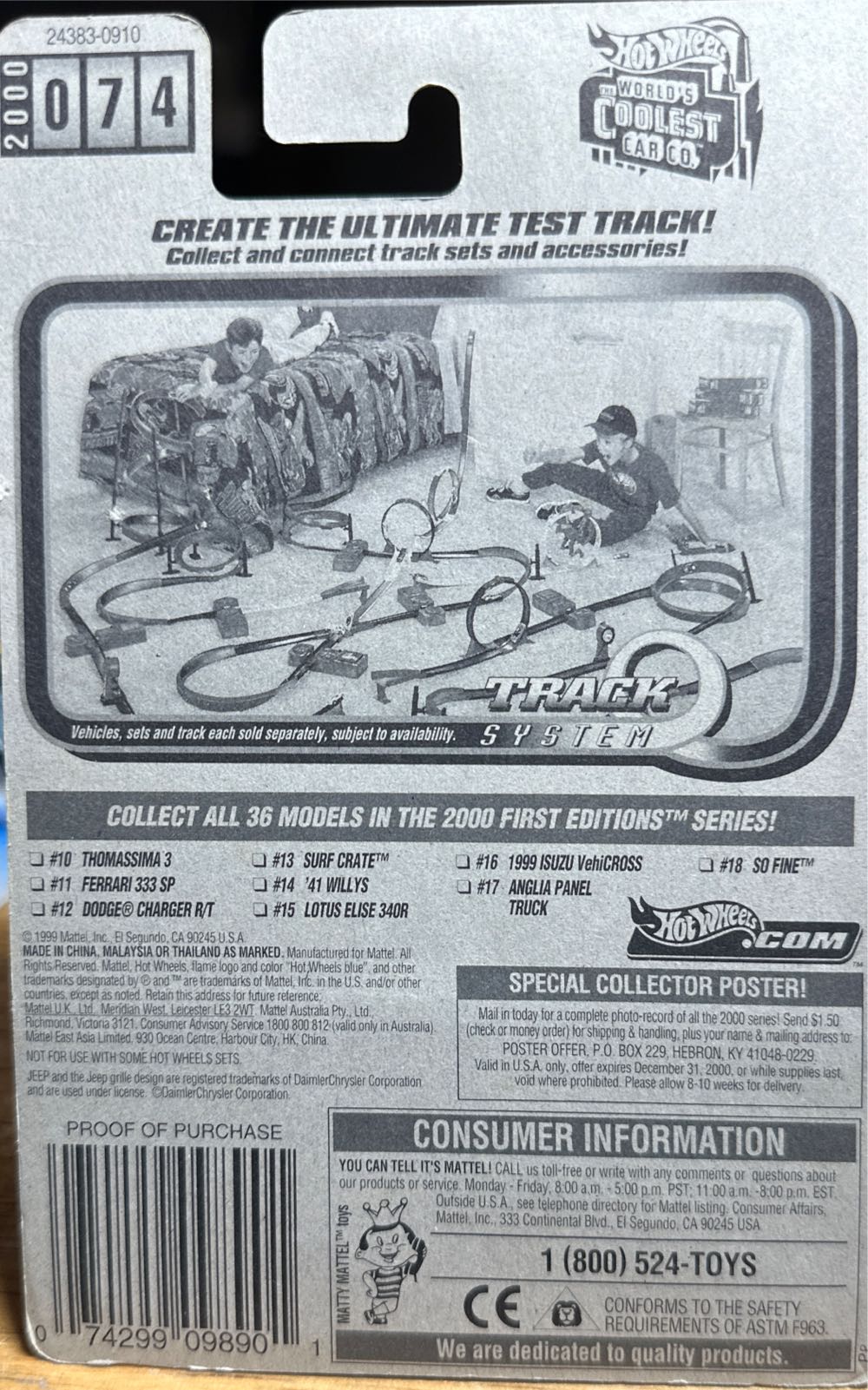 14/36 ’41 Willys - 2000 - HW First Editions™️ toy car collectible - Main Image 4