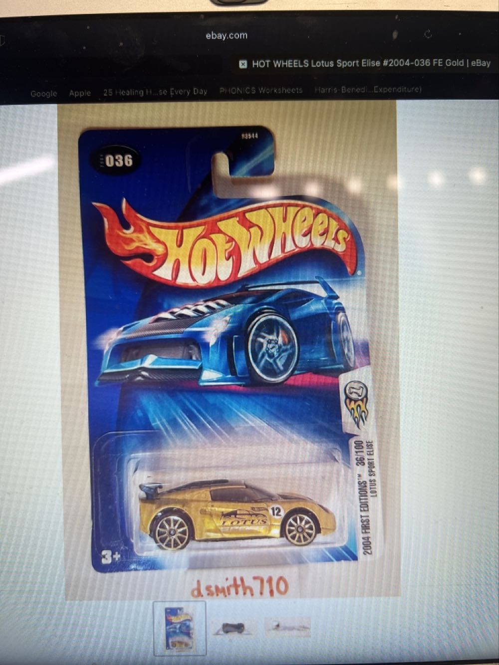 Lotus Sport Elise - Hot Wheels toy car collectible - Main Image 4