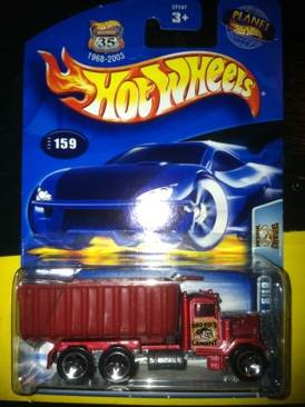 Peterbilt Dump Truck  - Hot Wheels toy car collectible - Main Image 1