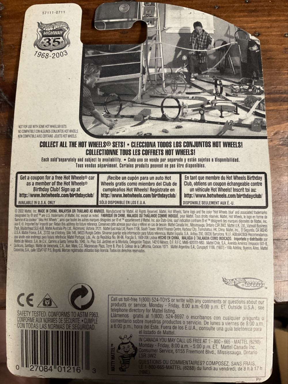 Hot Wheels Blast Lane - HW Moto toy car collectible - Main Image 2