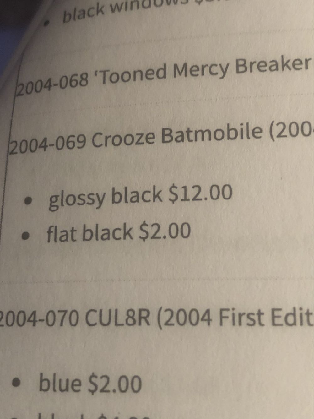 Crooze Batmobile - 04 First Editions toy car collectible - Main Image 3