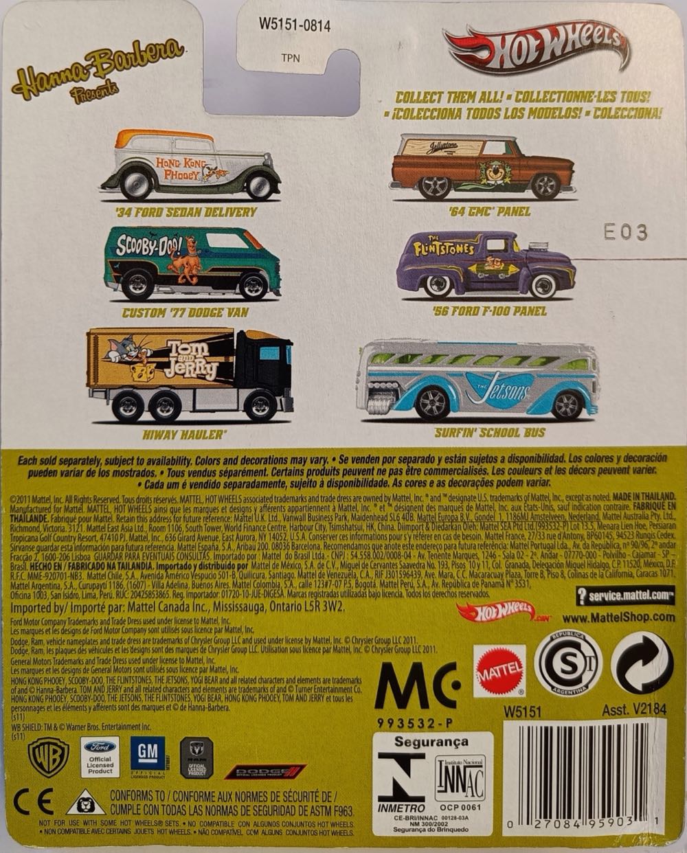 Ford F-100 Panel ’56 - Hanna - Barbera Presents toy car collectible - Main Image 3