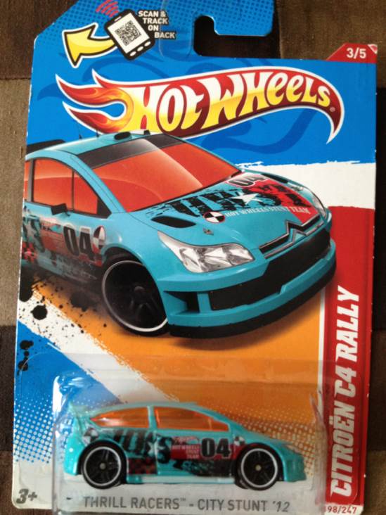 Citroen C4 Rally - Thrill Racers - City Stunts toy car collectible - Main Image 2