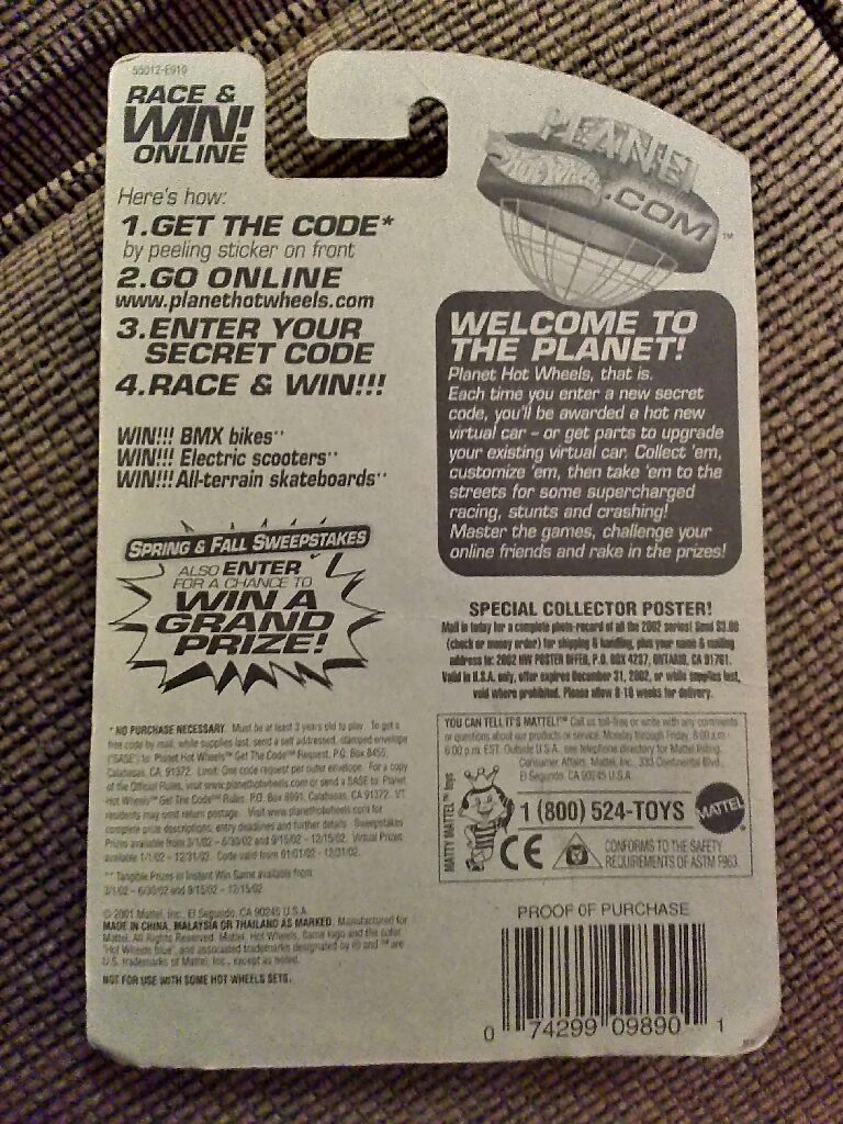 Fore Wheeler - 2002 Hot Wheels toy car collectible - Main Image 2