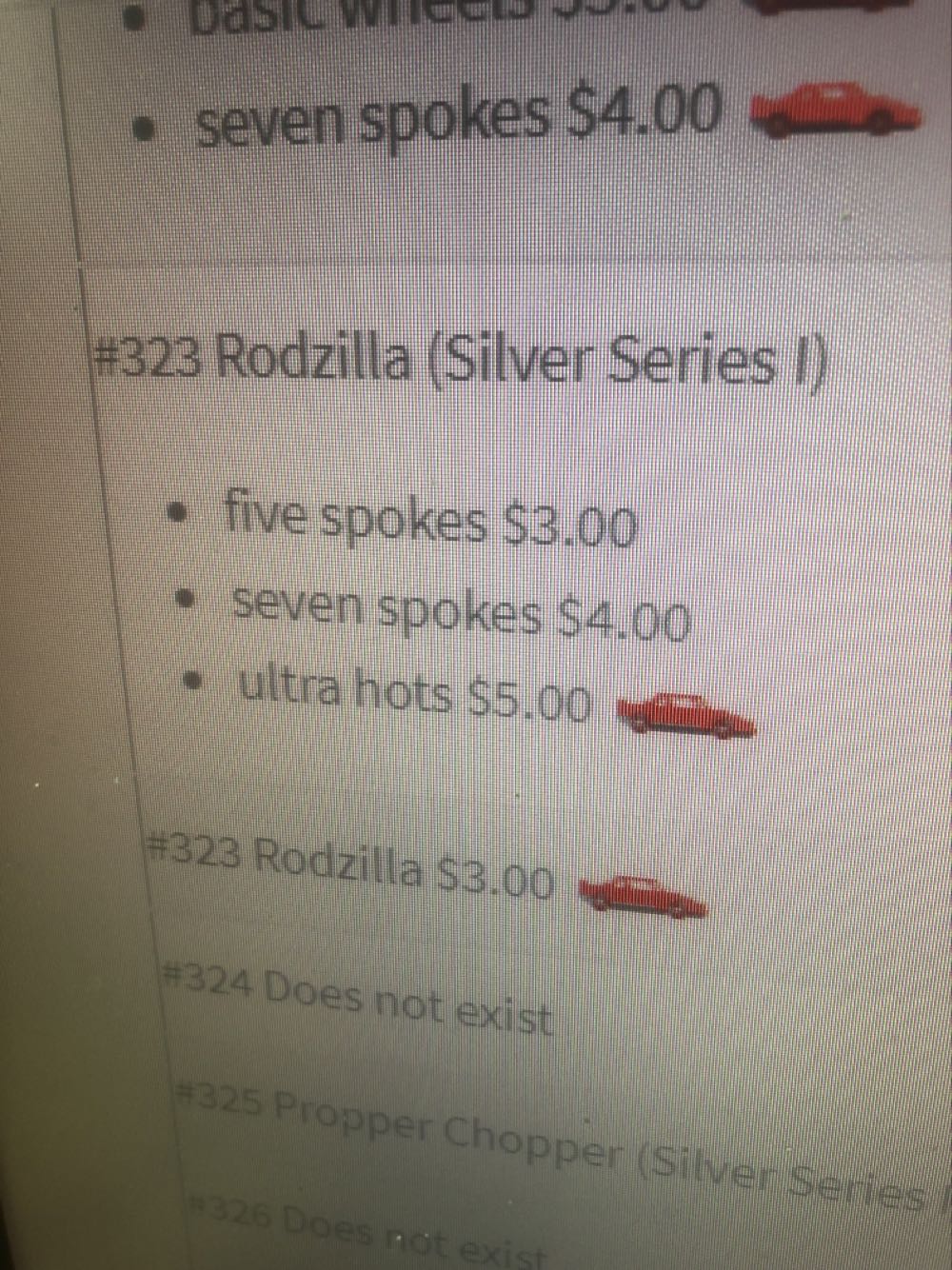 Rodzilla - 1995 Silver Series toy car collectible - Main Image 3