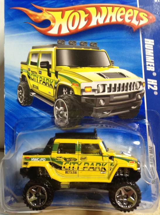 Hummer H2 - HW City Works toy car collectible - Main Image 2