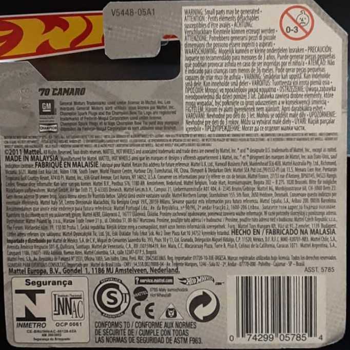 Chevy Camaro ’70 - HW Performance toy car collectible - Main Image 2