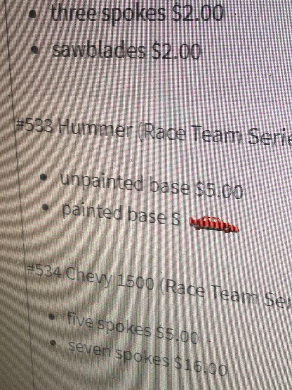 Hummer - 1997 - Race Team Series III toy car collectible - Main Image 3