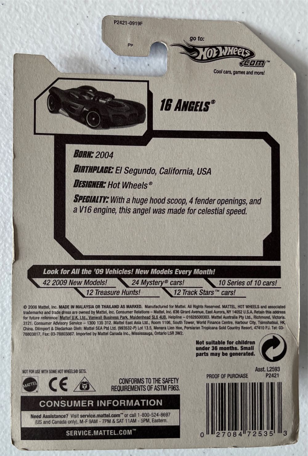 16 Angels - Open Stock toy car collectible - Main Image 3