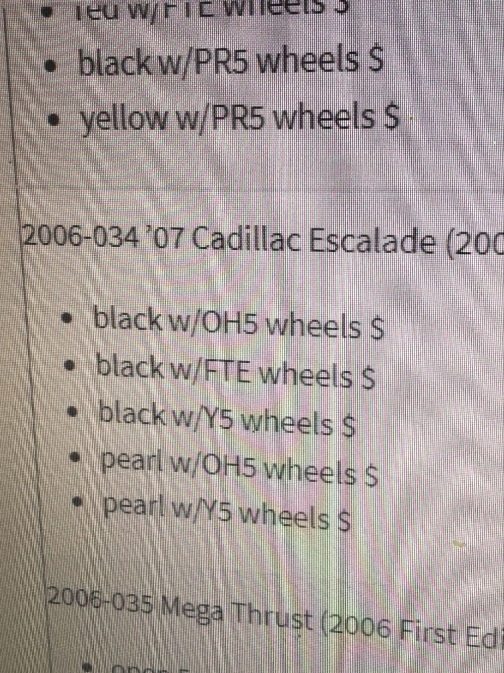 ’07 Cadillac Escalade - 2006 - HW First Editions toy car collectible - Main Image 3