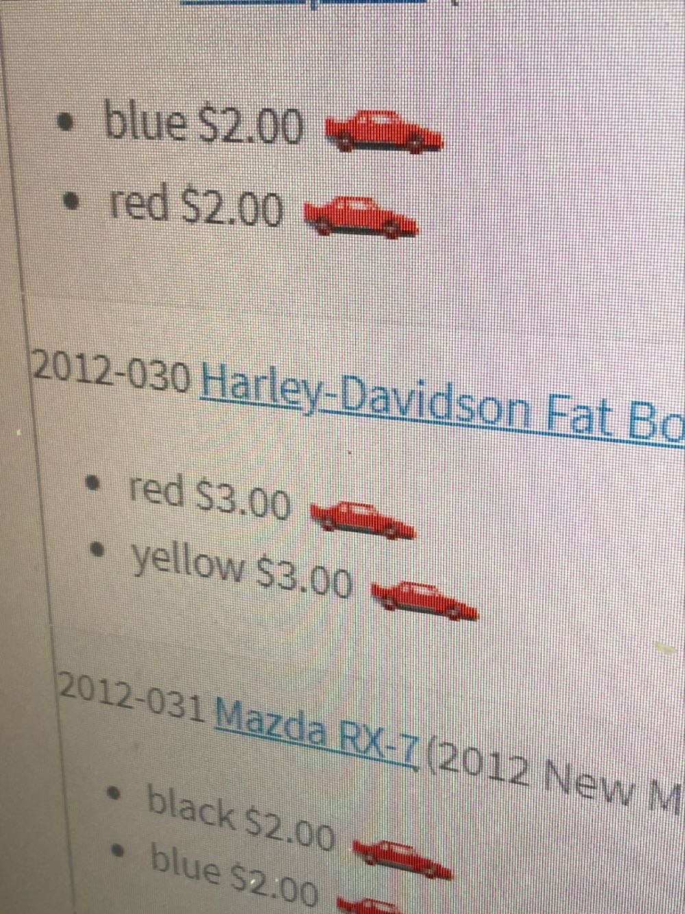 Harley-Davidson Fat Boy - 2012 HW Premiere toy car collectible - Main Image 3