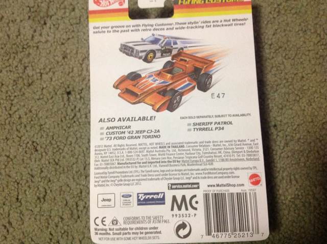 Custom 42 Jeep CJ-2A - 2013 Flying Customs toy car collectible - Main Image 2