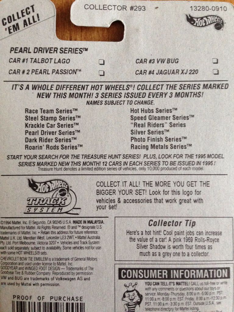 VW Bug - Pearl Driver Series toy car collectible - Main Image 2