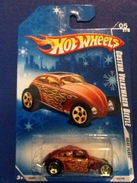 Custom Volkswagon Bettle - 2011 Heat Fleet toy car collectible - Main Image 1