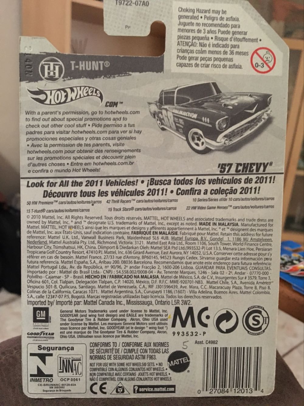 ‘57 Chevy - 2010 Treasure Hunt toy car collectible - Main Image 2