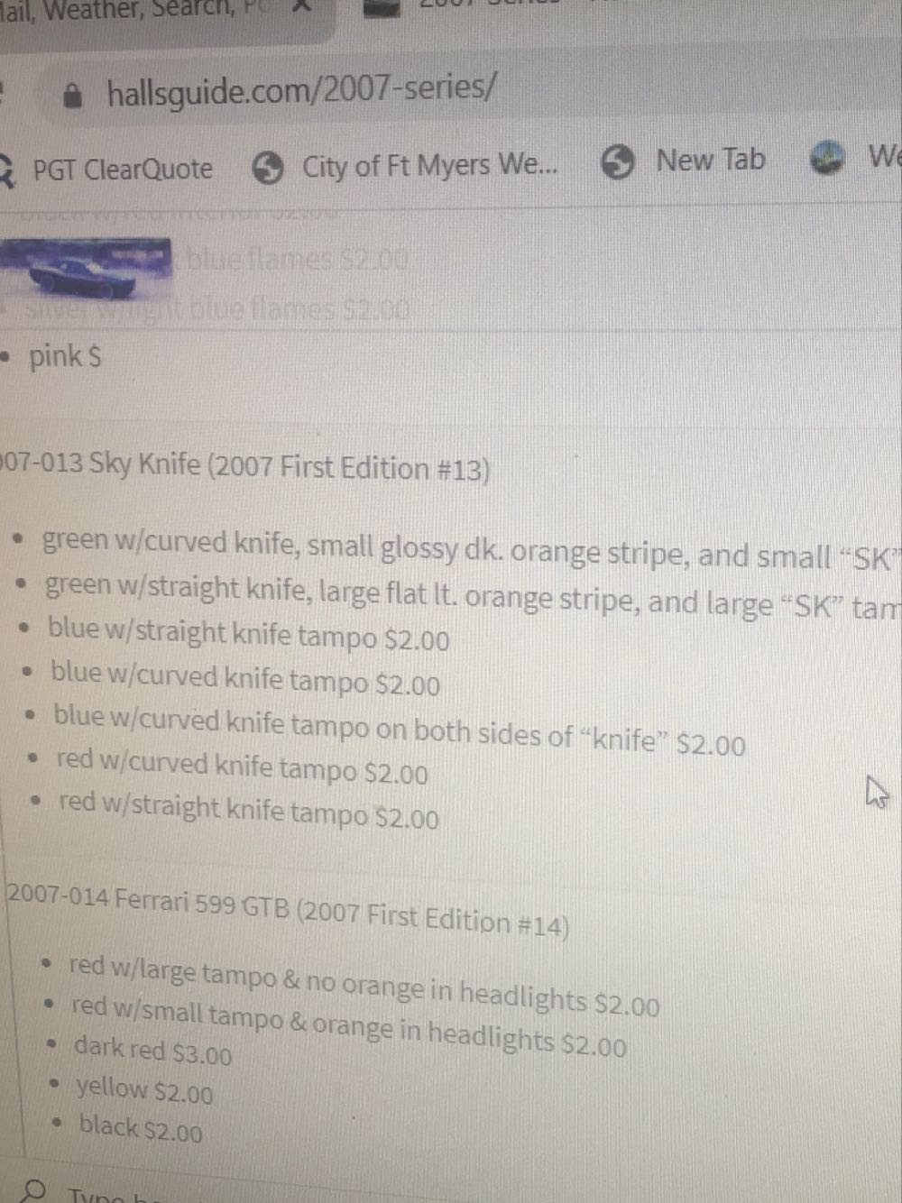 13/36 Sky Knife - 2007 - HW New Models toy car collectible - Main Image 3