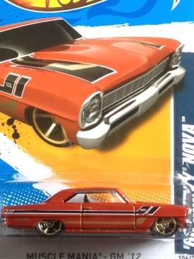 ’66 Chevy Nova - Muscle Mania - GM ’12 toy car collectible - Main Image 1