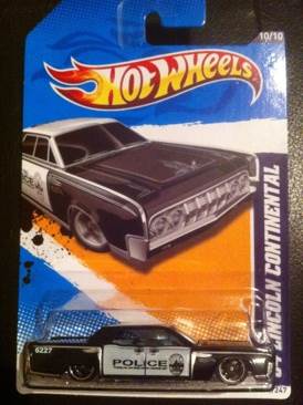 ‘64 Lincoln Continental - 2012 - HW Main Street toy car collectible - Main Image 1