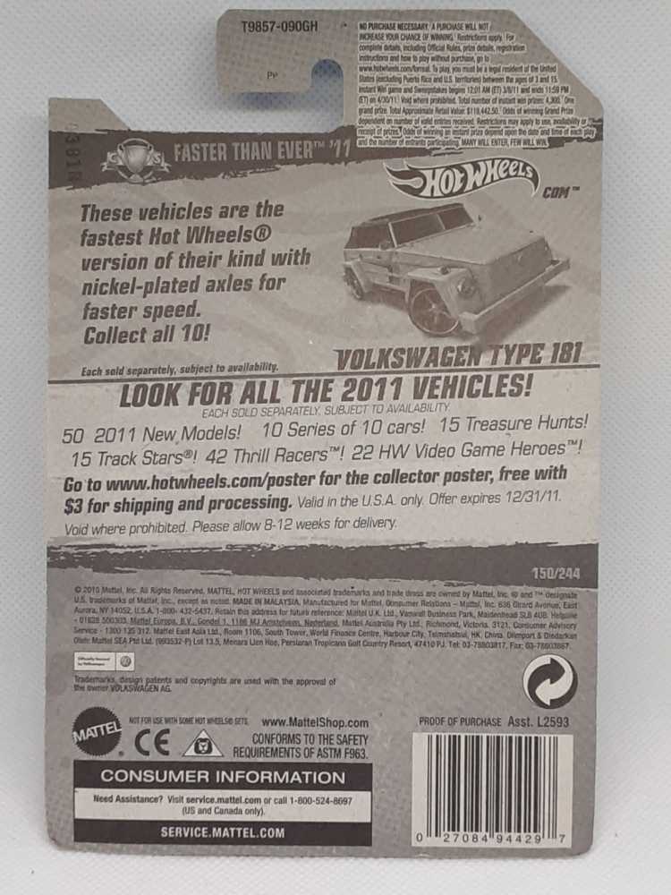 Volkswagen Type 181 - Faster Than Ever toy car collectible - Main Image 2