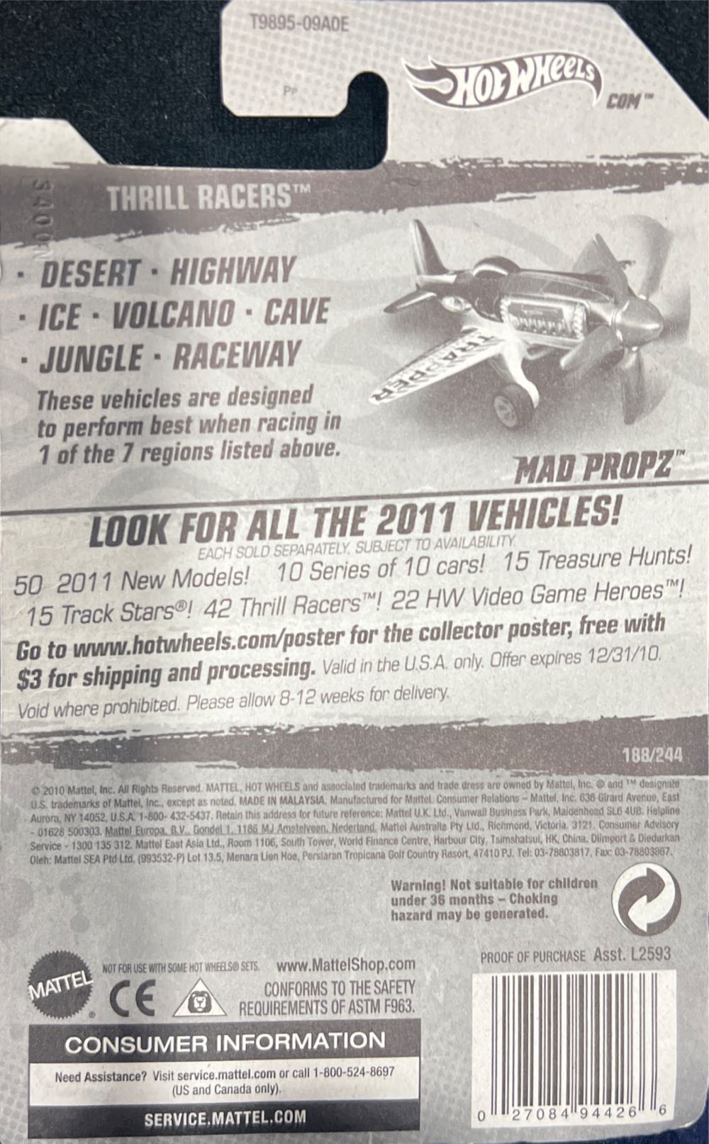 Mad Propz ‘11 - Thrill Racers Highway 2011 toy car collectible - Main Image 3