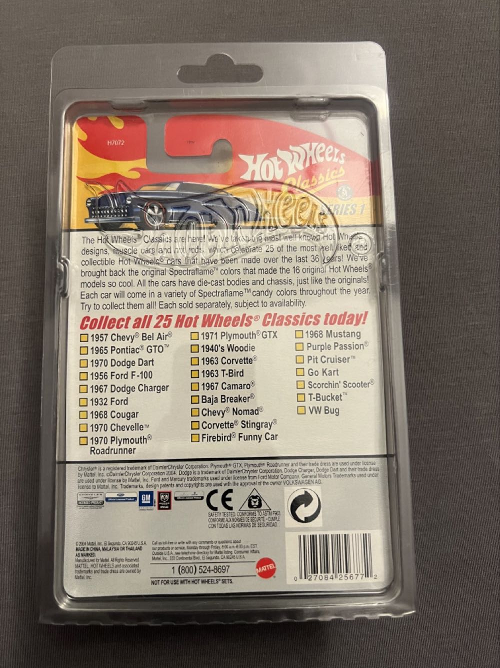 Hot Wheels Cougar ‘68 - HW Classics Series 1 toy car collectible - Main Image 2