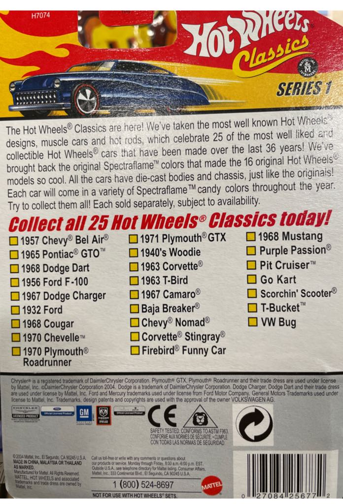 1970 Plymouth Roadrunner - Hot Wheels Classics Series 1 toy car collectible - Main Image 2