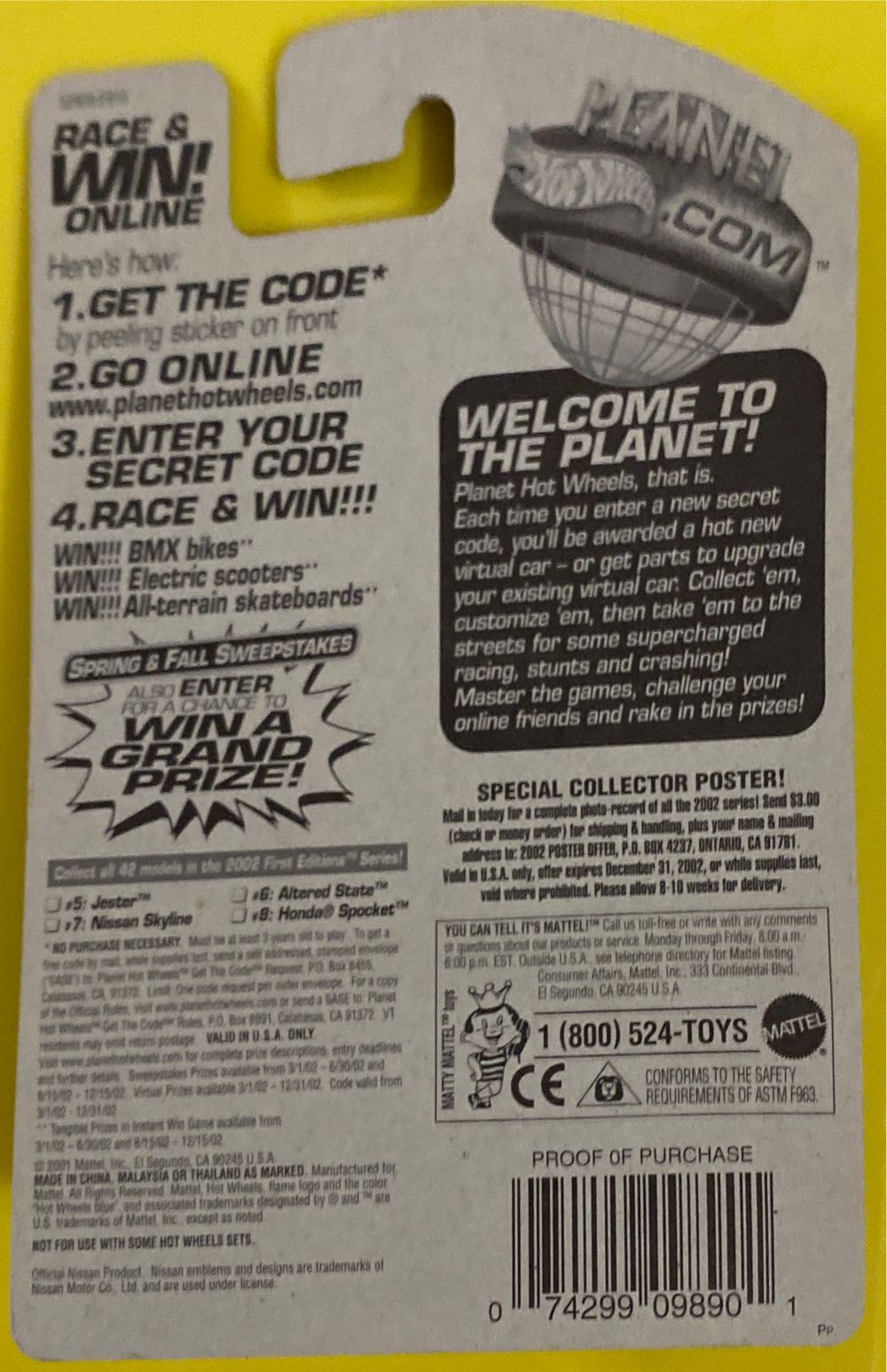 Nissan Skyline - 2002 First Editions toy car collectible - Main Image 2