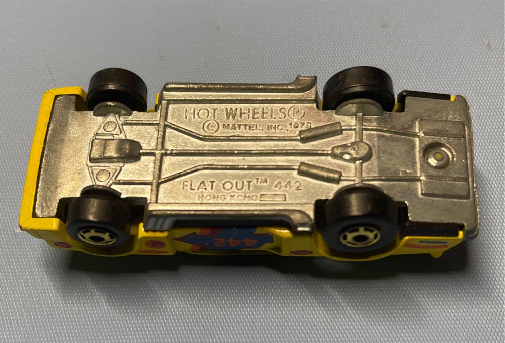 Flat Out 442 (m) - 1983 Hot Wheels Hot Ones toy car collectible - Main Image 4
