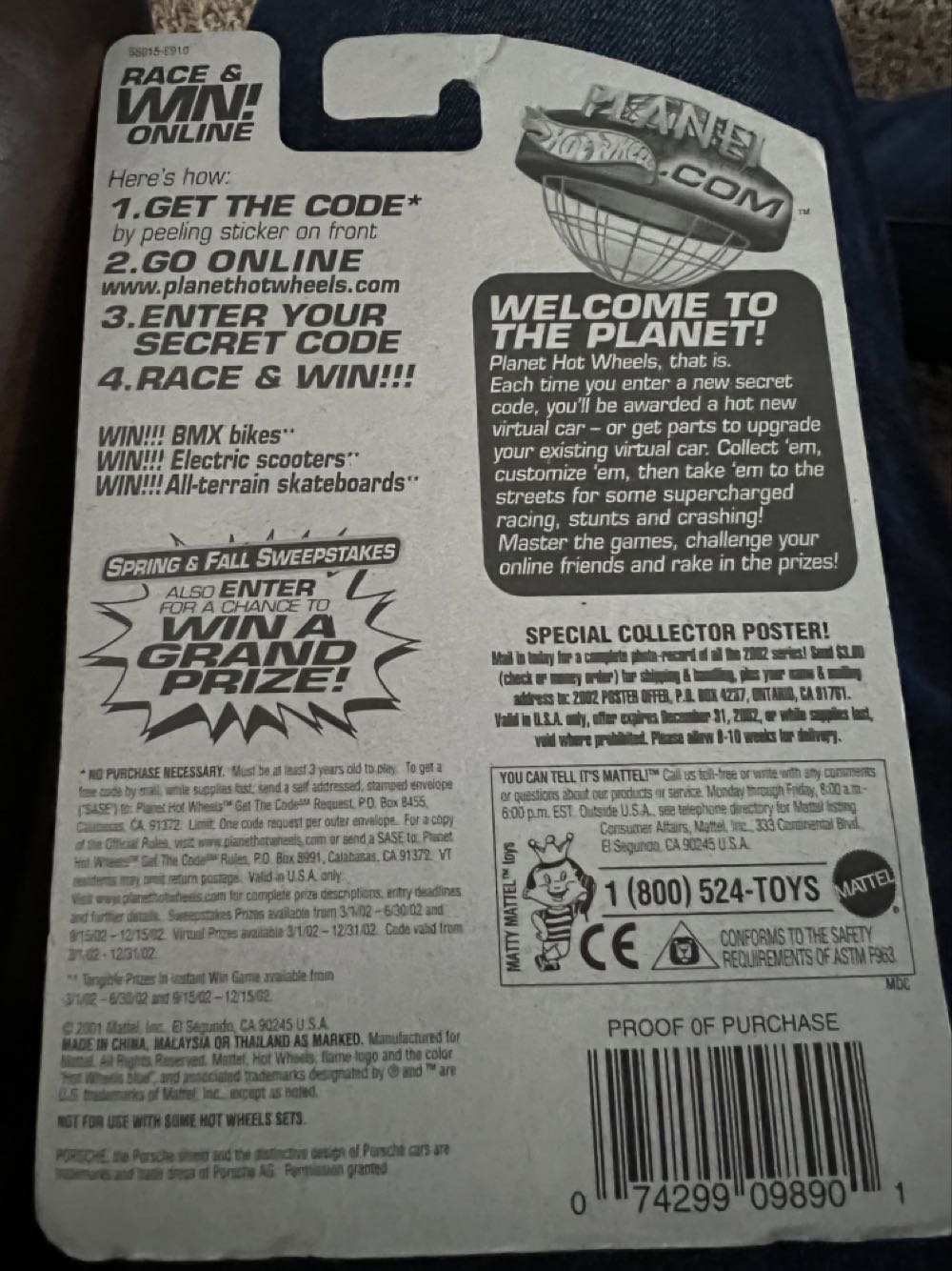 Porsche 911 Carrera - Hot Wheels toy car collectible - Main Image 3