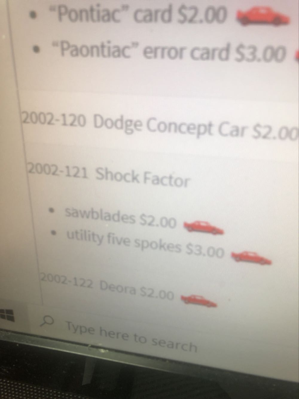 Shock Factor - Mattel Wheels toy car collectible - Main Image 2