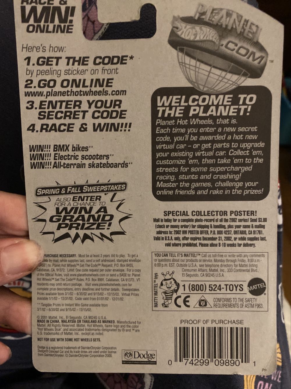 120 - Dodge Concept Car - Mainline toy car collectible - Main Image 3