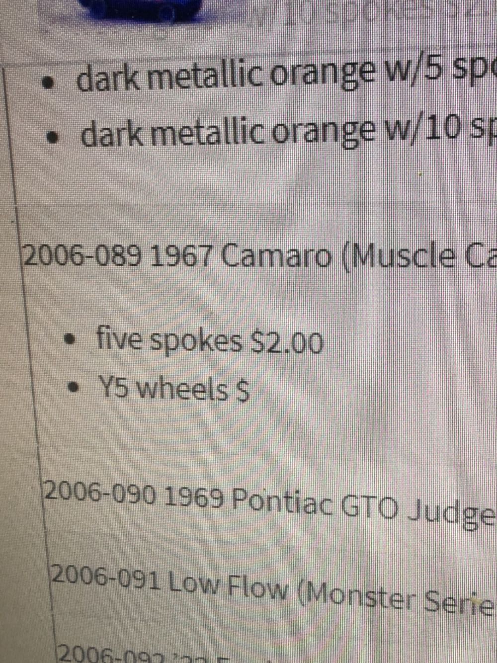 ’67 Camaro - Motown Metal toy car collectible - Main Image 3