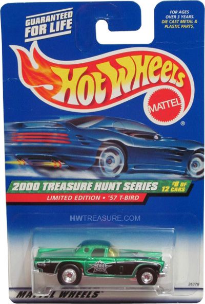 ’57 T Bird - 2000 Treasure Hunt toy car collectible - Main Image 2