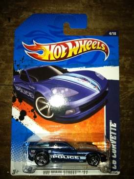 4/10 C6 Corvette - 2011 - HW Main Street toy car collectible - Main Image 1
