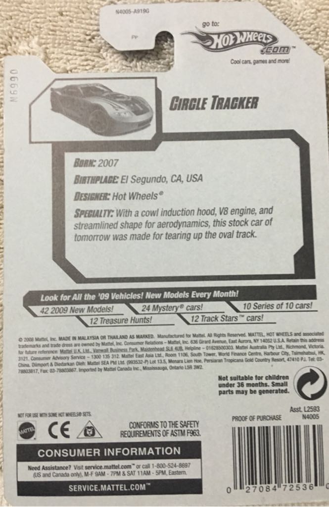 Circle Tracker - HW Race toy car collectible - Main Image 2