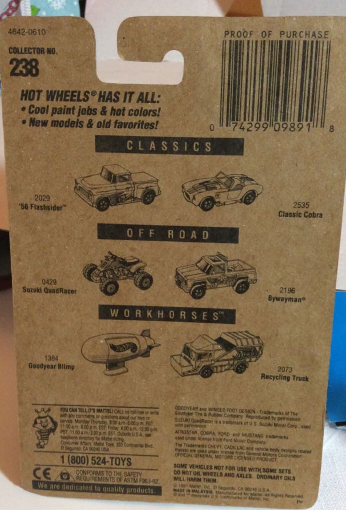 Hiway Hauler - Blue Card toy car collectible - Main Image 2