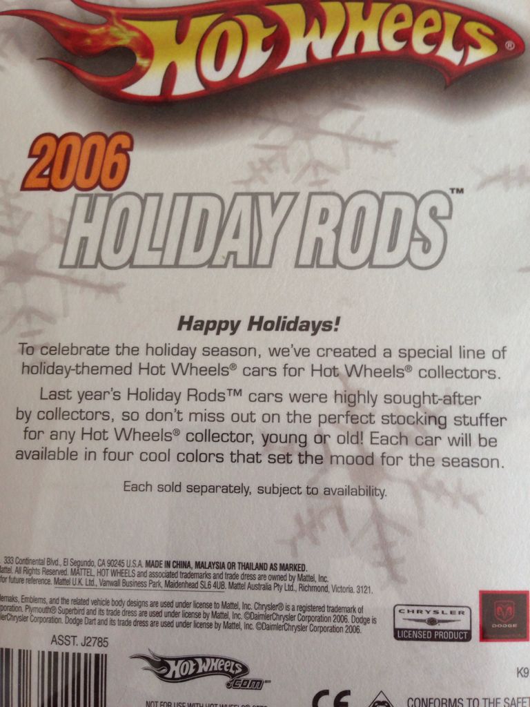 68 Dodge Dart Silver - Holiday Rods toy car collectible - Main Image 2