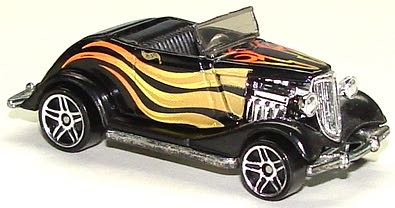 33 Ford Roadster - HW Flames toy car collectible - Main Image 2
