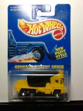 Oshkosh Cement Mixer - Mainline toy car collectible - Main Image 1