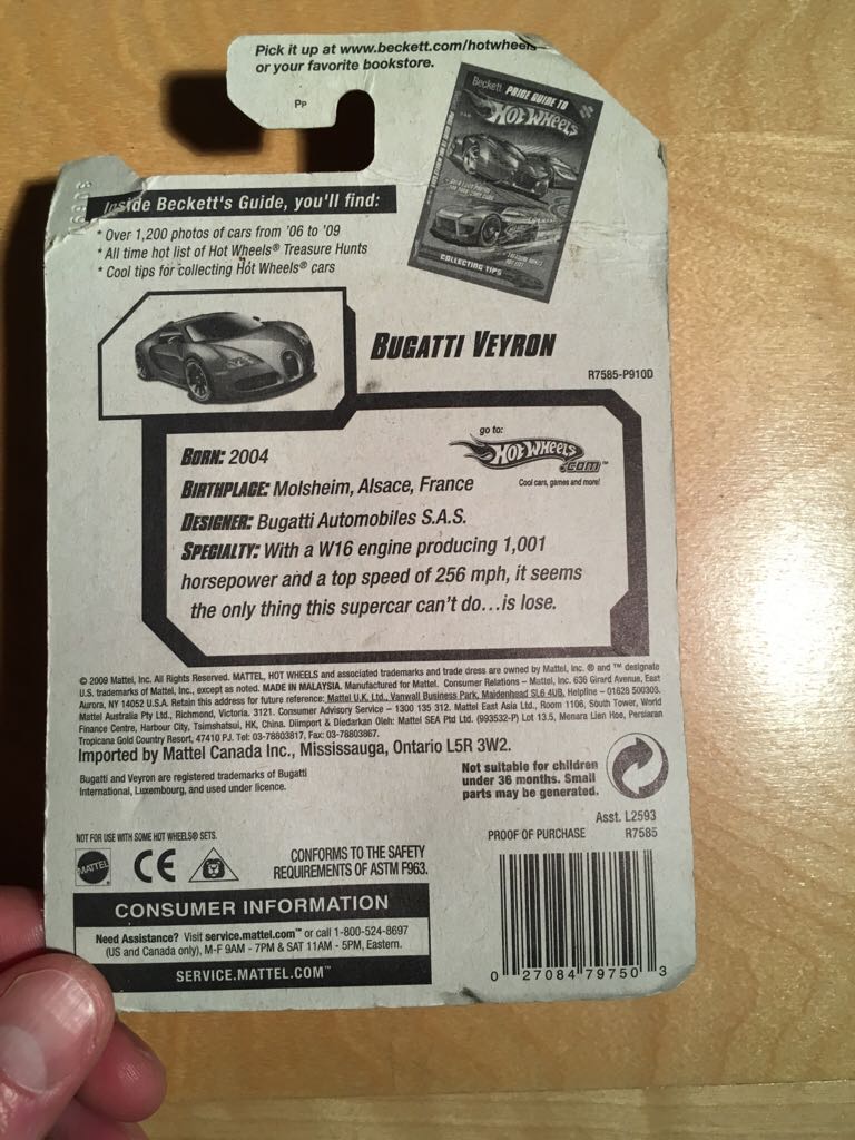 Bugatti Veron - 2010 - Hot Auction toy car collectible - Main Image 2