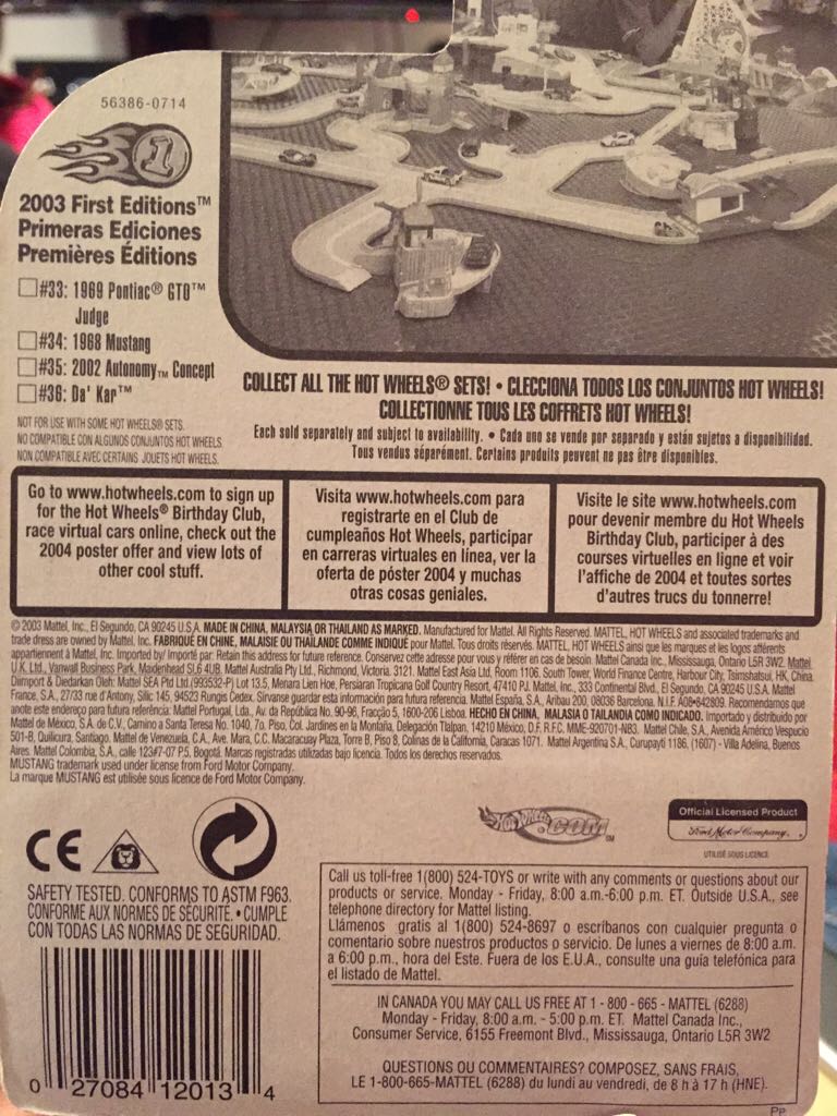 1968 Mustang - 2003 First Editions toy car collectible - Main Image 2